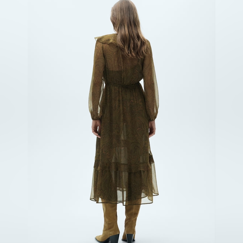 MANGO Ruffle Dress - Picture 4 of 4